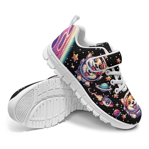 Cute Print Kids Sneaker Girls Running Shoes Non Slip Single Buckle Sneakers Boys Breathable Mesh Shoes4