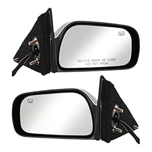 Garage-Pro Mirror Set of 2 Comptible with Toyota Camry 1997-2001 XLE, Paintable, Power, Heated, USA Built Vehicle Driver and Passenger Side