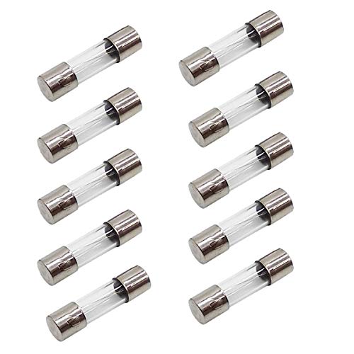 Ex-Pro 4A F4000mA 4000mA 250v Fast Quick Blow 20mm x 5mm Glass Fuses - Pack of 10