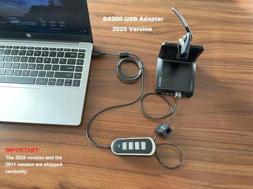 USB to RJ9 Adapter Compatible for Plantronics Jabra and Sennheiser Wireless DECT Headsets CS520 C054 Savi W710 W720 W740 Savi 8240/8245/8200 Headset to Connect to SAVI Cable PLT RJ45 to RJ9 Adapter by Earsinger - Image 4
