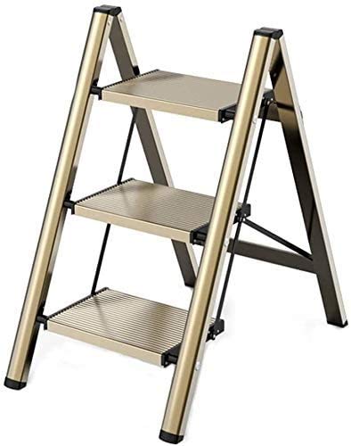 Escalera multiusos con peldaños de plataforma ancha para hogar