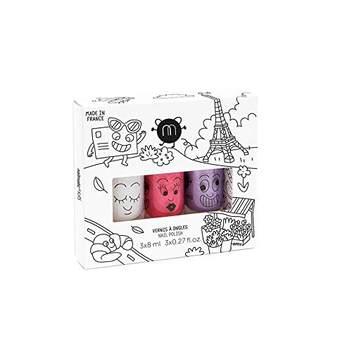 Nailmatic Lot de 5 Vernis à Ongles City (1)