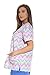 Just Love Women's Scrub Tops / Scrubs - Large - Chevron Multi,Chevron Multi,Large