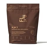 Flip My Life, Flip 7 Natural SuperFood, Plant-Based Protein, Complete Meal Replacement to Support Healthy Gut, 7 Mega Nutrient Rich Blends all in one to AGE BETTER - Chocolate