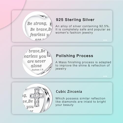 Image of LUXILLA Love You Best Friend Grandma Wife Heart Charm 925 Sterling Silver Charms Fit for Bracelets Necklace Jewelry Gift for Women
