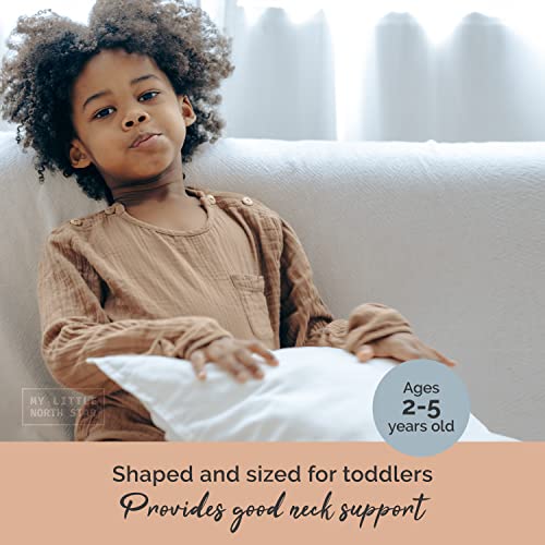 My Little North Star 4328028765 Toddler Pillow With Pillowcase - 13X18 Soft Organic Cotton Toddler Pillow thumb #4