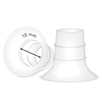 Vista 18 de Maymom Insertos de brida de 0.512 in para Medela, Spectra 0.945 in Shields/Flanges, Momcozy/Willow Wearable Cup. Compatible con Medela Freestyle