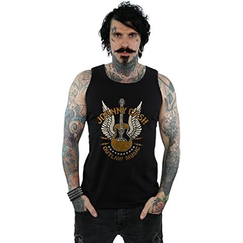Johnny Cash Men's Outlaw Music Vest Cover