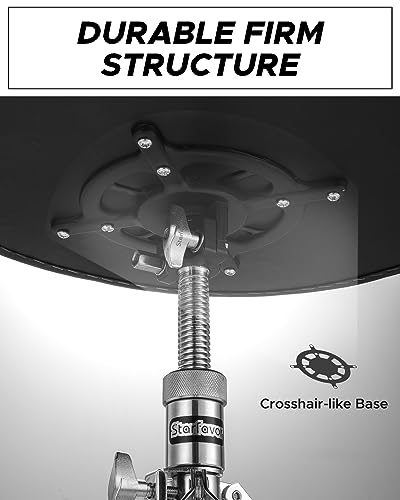 Starfavor Drum Throne Height Adjustable Padded Seat Drum Stool Saddle Drum Seat thumb #4