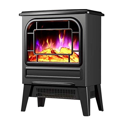 Elektroherd Heizung 2000W Kamin Mit Holzofen Led-Licht 1 Sekunde Wärme Tragbarer Freistehender Kamin Heizofen Mit Überhitzungsschutz Für