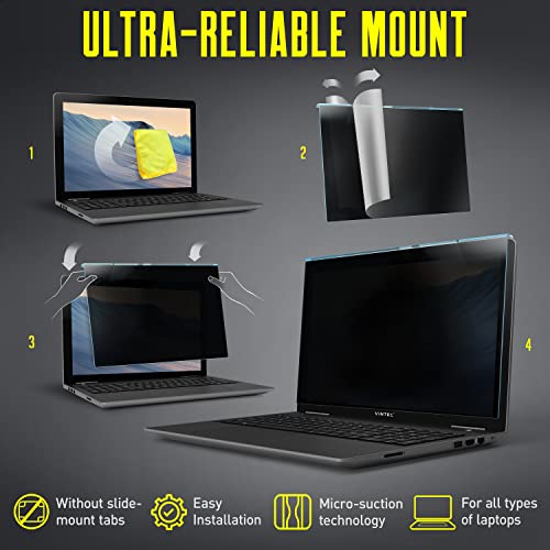 Acrylic 14 Inch Computer Privacy Screen Filter For Widescreen Laptop - Notebook - Anti-Glare - Anti-Scratch Protector Film For Data Confidentiality #TOP6