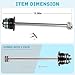 Trim Rod Assy Kit Fit for Mercury Mariner Verado Engines 200-400HP Rpleace OEM 8M0118299 896157A01