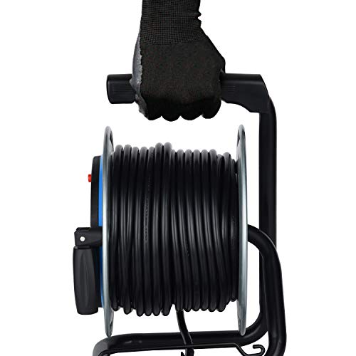 Cable enrollable para evitar torsiones en enchufes con el Electraline 208683 4