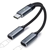 【Plongez dans un son Hi-Fi】 : Notre adaptateur casque USB-C double port optimise votre expérience audio grâce à une lecture haute fidélité 24 bits, offrant une qualité sonore claire pour votre musique, vos films et vos jeux. Idéal pour les smartphones, les tablettes et les ordinateurs portables.