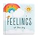 Kate & Milo Feelings of The Sky Board Book for Babies, Touch and Feel, Toddler or Baby Learning Book