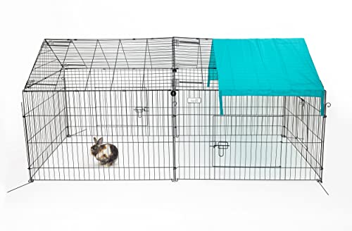 Midlee Outdoor Playpen Chicken Small Animal Backyard Enclosure Quarantine Pen Large Shade Tent
