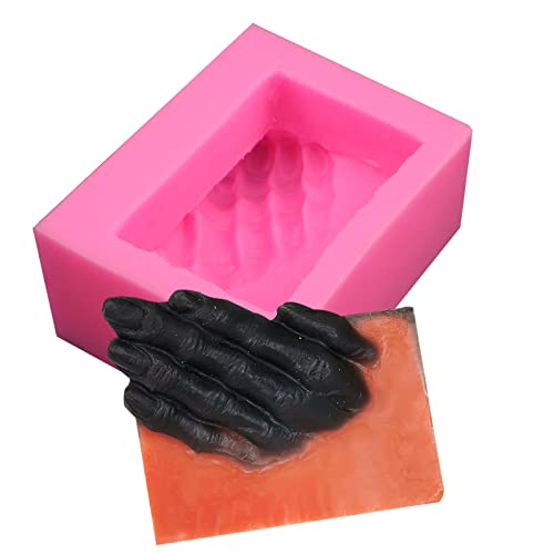 1 Piece Halloween Silicone Soap Making Mold Halloween Theme Silicone Mold Halloween Soap Making Mold Skull Silicone Soap Mold For Halloween Soap Making #TOP6