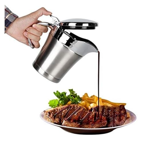 Pichet de service de restaurant double paroi en inox durable