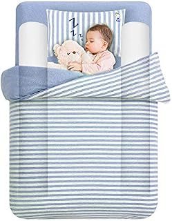 Tebery 2 Pack Toddler Bed Rail Bumpers Safety Side Memory Foam Pillow Pads