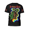 Man's Tull Rock Band Jethro T-Shirts Casual Summer Tees Crewneck Short Sleeve Shirts with Multi-Side Prints Multicoloured XXL #5