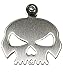 Kustom Cycle Parts Universal Stainless Steel Skull Bell Hanger - Bolt and Ring Included (Bell Not Included). Fits all Harley Davidson Motorcycles & More! Proudly MADE IN THE USA!