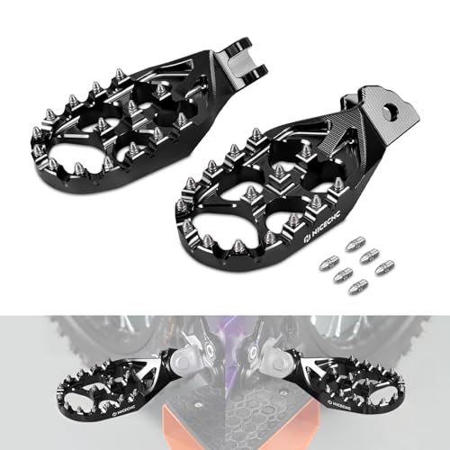 Repose-pieds noirs Surron Light Bee S pour dirt bike
