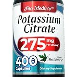 FITO Medic’S Lab Potassium Citrate Supplement, 400 Capsules, Potassium Formula