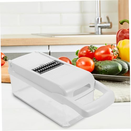 Cortadora y ralladora de verduras 3 en 1 con mango ergonómico miniatura 4