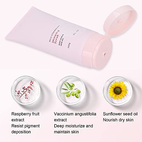 Body Scrub Crème, 200g Body Scrub Diepe Reiniging Whitening Body Acid Exfoliërende Gladdere Huid Exfoliator - Image 6