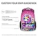 Personalized Kids Backpack for School - 17 Inch Unicorn Toddler Backpacks for Girls - Fashion Bookbag for Kindergarten