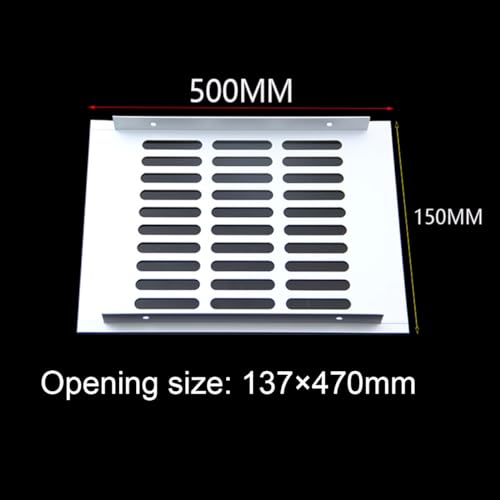 Grille de ventilation argentée en alu pour finition haut de gamme - 3