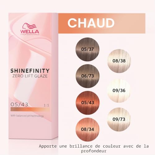 Coloration gloss Shinefinity 0543 hot chili Wella 60ML - vue 7