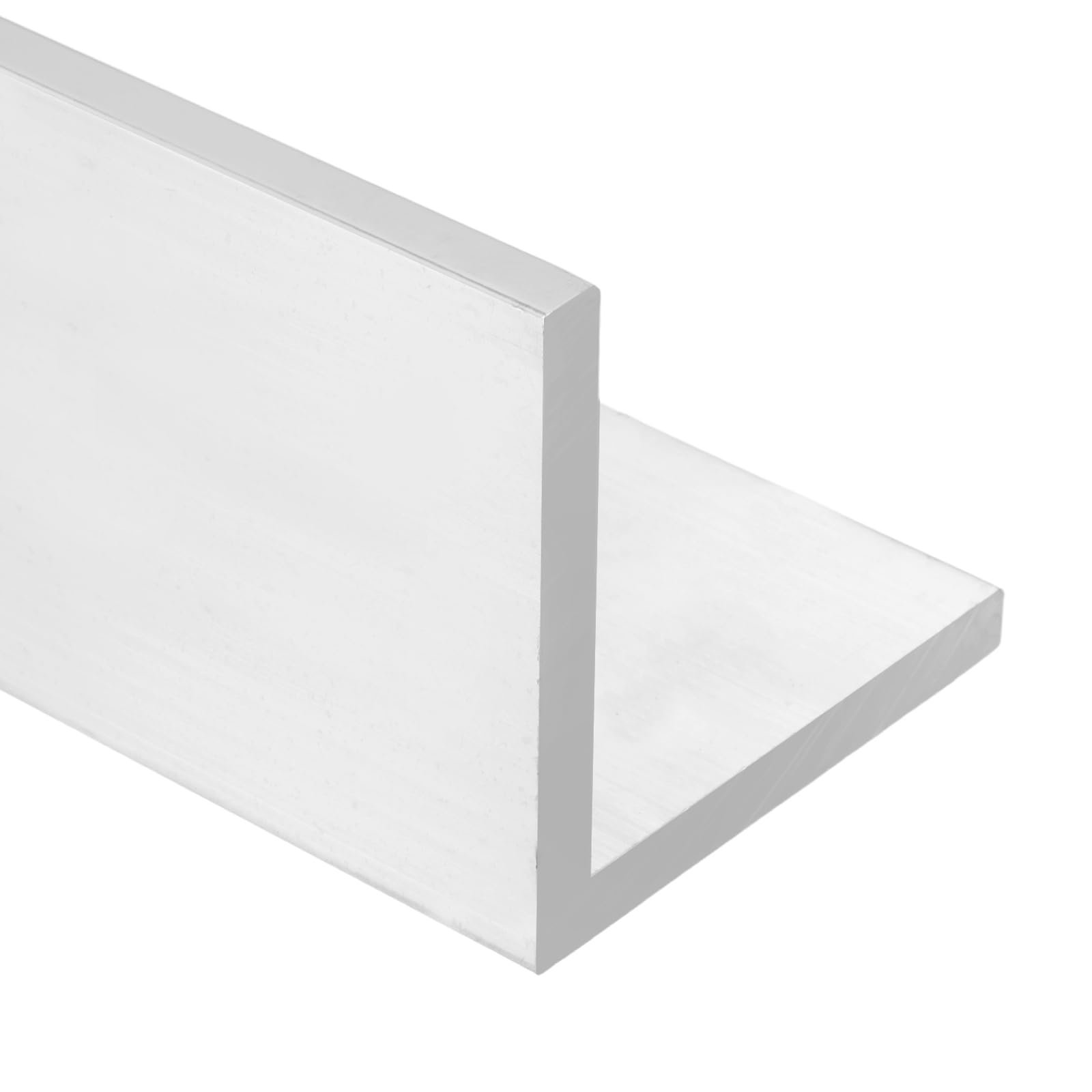 QUARKZMAN 3.94 Pouce Profilé D'Angle En Aluminium, 3-5/32"x3-5/32"x15/64" Angle Argenté Aluminium 6061, Tempé T6 Brut De Laminoir Pour Projets DIY, Construction Industrielle