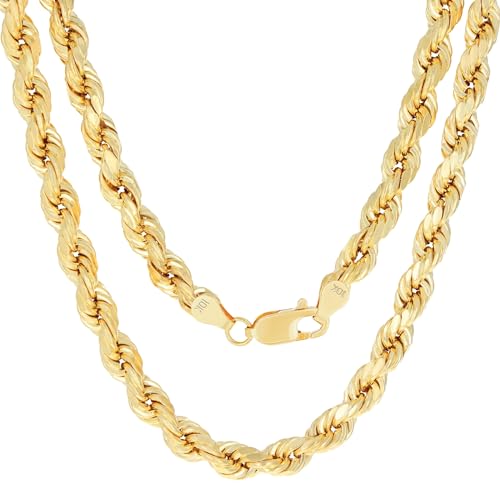 Nuragold 8mm Rope Chain