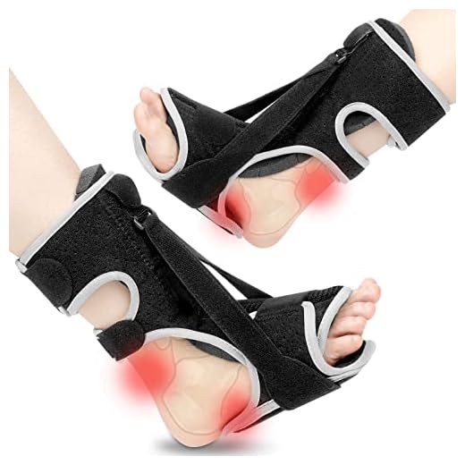 2 Pack Plantar Fasciitis Night Splint with Arch Support , Plantar Fasciitis Relief Brace, 2 Adjustable Straps Plantar Fasciitis Night Splint Relief Plantar Fasciitis, Foot Drop, Achilles Tendonitis, Day&Night