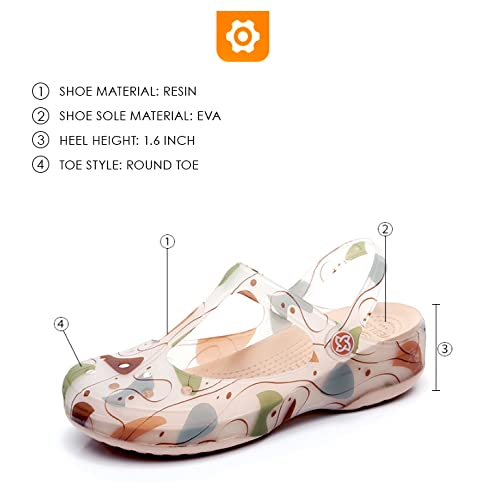 Kelmall Women's Classic Garden Clog, Casual Slip On Water Sandal Shoe For Indoor Outdoor #TOP7