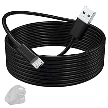 Micro USB Charging Cable Compatible with Logitech MX Master 2S, MX Anywhere 2S, MX Ergo, MX Ergo Plus, Performance MX, G502 Wireless Gaming Mouse, K800, G915, G913, G815, G813 TKL Keyboard, 6.6ft