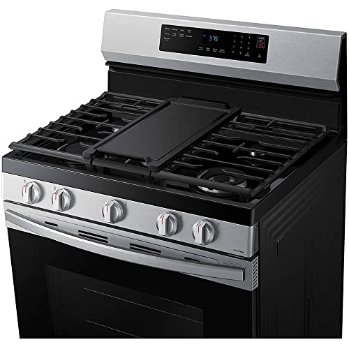 Samsung 6 Cu. Ft. Fingerprint Resistant Stainless Steel Smart Freestanding Gas Range With No-Preheat Air Fry & Convection - NX60A6511SS/AA - Thumbnail 4