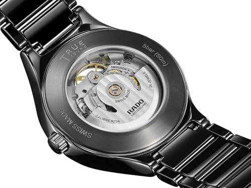 Rado -New True-Unisex-Swiss Automatic Watch-High-Tech Ceramic-Sapphire Crystal -40mm4