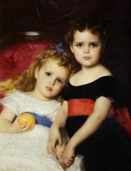 Imagen de lienzo las hermanas Sutton de Alexandre Cabanel cuadro decorativo para hogar 60x90cm