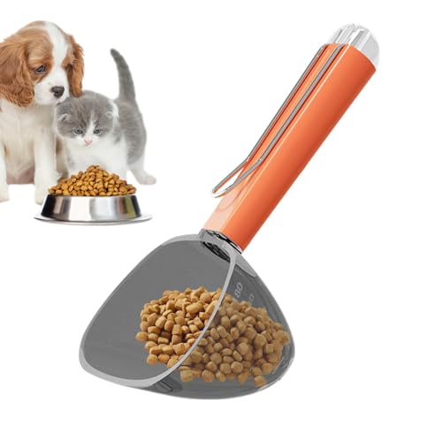 Jlobnyiun Katzenfutter Messbecher - Löffel für Hundefutter, Futterschaufel für Hunde mit Messlinien | Multifunktionaler Messbecher für Futter für