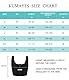 KUMAYES Transgender FTM Binder Trans für Damen Atmungsaktive Halb Kompression Brust Binder Tomboy Pullover Tank Top (Schwarz-Reißverschlüsse, S)