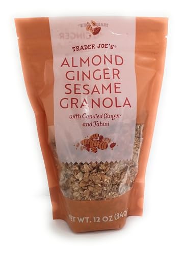 Trader Joe's Almond Ginger Sesame Granola with Candied Ginger and Tahini, 12 oz