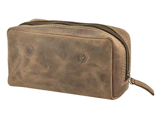 Greenburry - Astuccio per cosmetici, in pelle