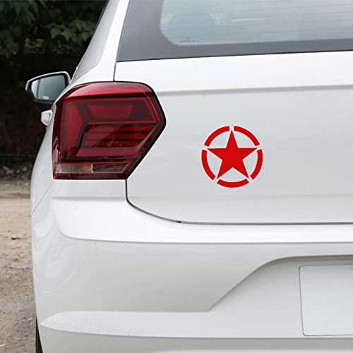 Nuoozy Universal Car Fuel Tank Cap Sticker Cool Decorative Vinyl Decal Sticker Red C005 (1Pcs) #TOP5