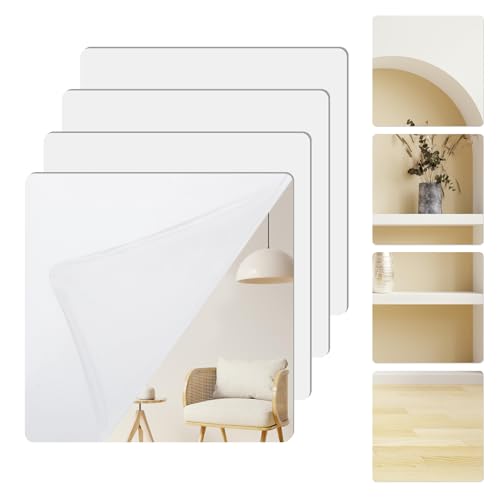 8 Pcs Shatterproof Plastic Mirror for Kids, 10