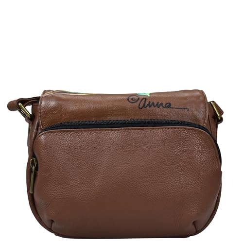 Image of Anna by Anuschka Women's Crossbody Saddle Bag