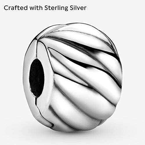 PANDORA Polished Feathered Clip Charm - Bracelet Charm for PANDORA Moments Bracelets - Stunning Women's Jewelry - Gift for Women in Your Life - Made with Sterling Silver - With Gift Box3