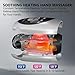 F FIWENE Hand Massager with Heat and Compression for Arthritis Pain Relief, with 5-Finger Individual Therapy, Fits All Hand Sizes,Rechargeable & Portable (White)