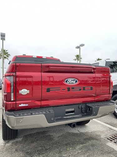 Image of F-150 Tailgate Emblem Letter Inserts - Compatible with 2021-2026 F-150